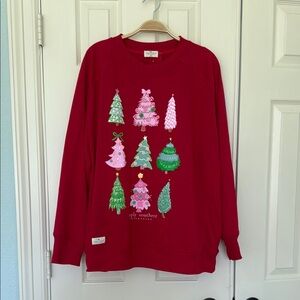Simply Southern Red Christmas Tree Sweatshirt